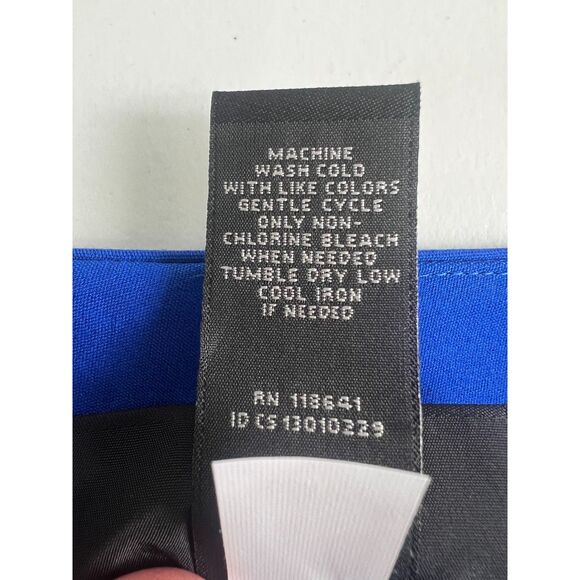 Lane Bryant Women's Blue Double Weave Stretch Skirt Size 28 - New With Tags - Picture 6 of 11